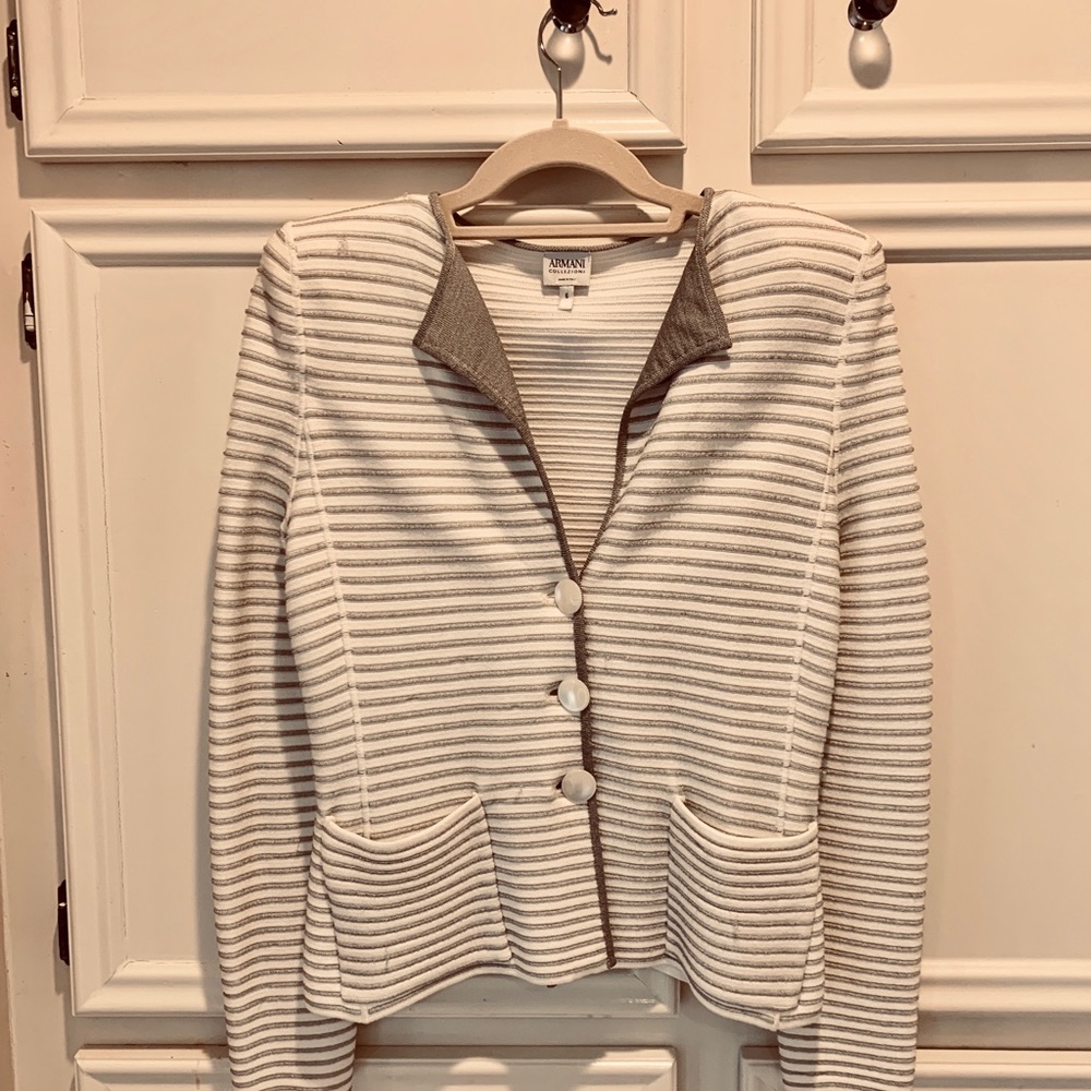 Vintage Armani Sweater Jacket